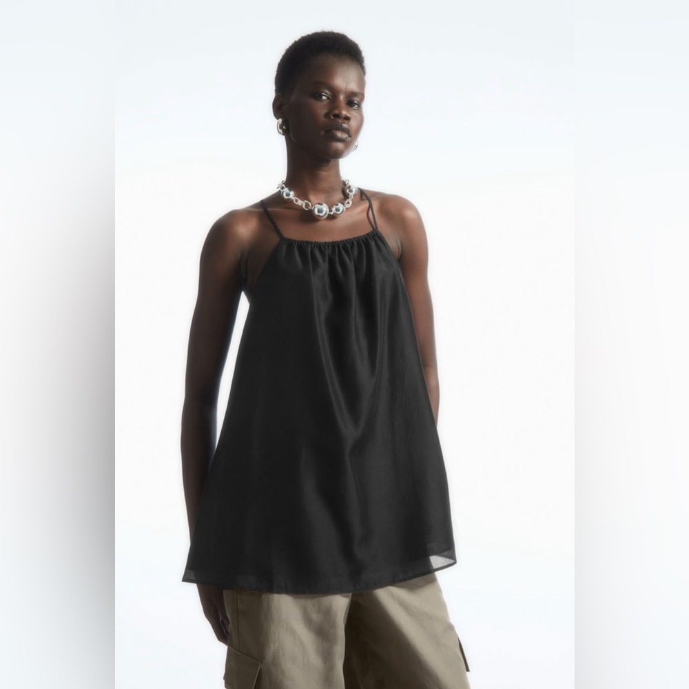 COS Halterneck Tunic-Style Top NWT